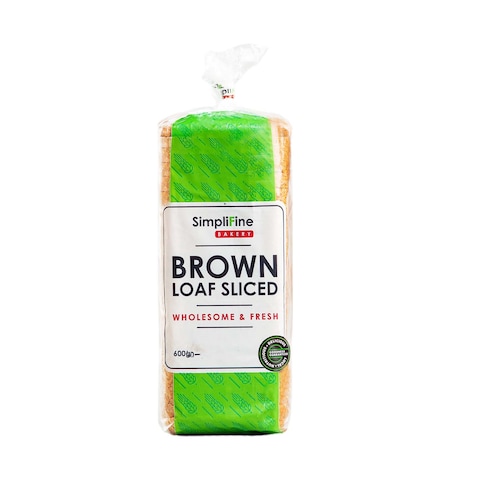 Simplifine Bakery Brown Loaf Sliced 600g