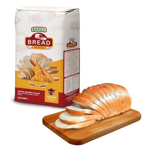 Bakex White Bread Flour 2Kg