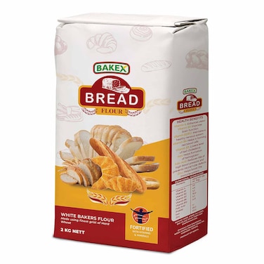 Bakex White Bread Flour 2Kg