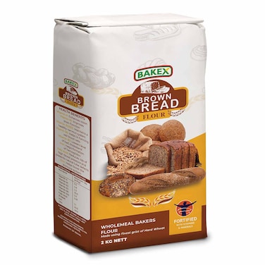 Bakex Brown Bread Flour 2Kg