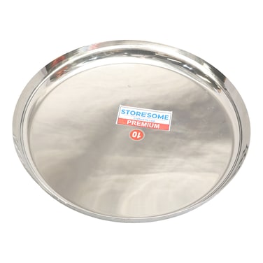 Signature Stainless Steel Apple Plate 23cm