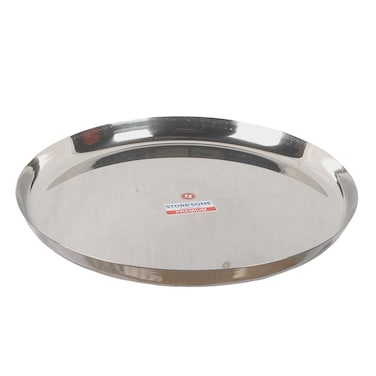 Signature Stainless Steel Apple Plate 35cm