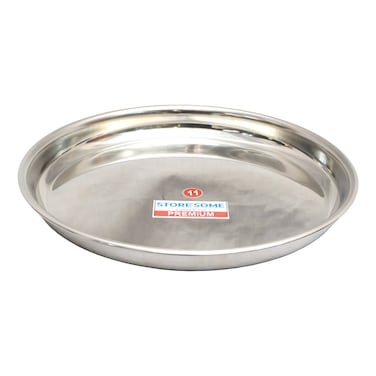 Signature Stainless Steel Bidding Plate 25cm