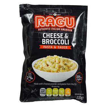 Ragu Cheese And Broccoli Pasta And Sauce 110g