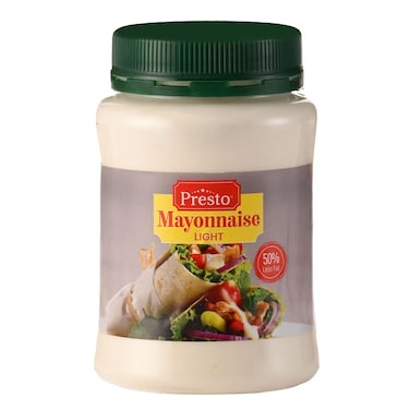 Presto Light Mayonnaise Jar 380Ml