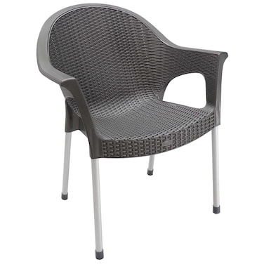 Kenpoly 2042 Bamboo Chair With Aluminium Legs Silver 1 Piece