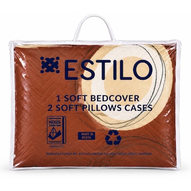 Estilo King Bed Cover Set 3pcs 6ft x 6ft