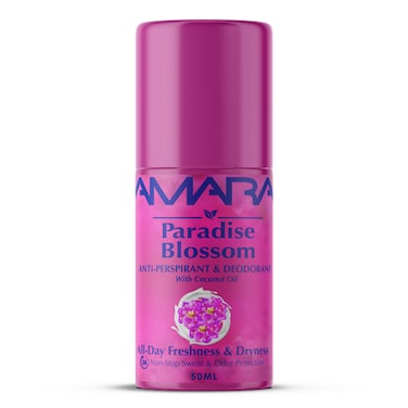 Amara Paradise Blossom Anti-Perspirant Deodorant Roll-On 100ml