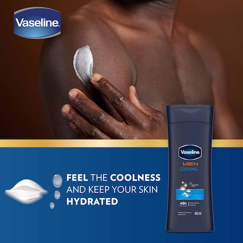 Vaseline Men Body Lotion Cooling 200Ml + Vaseline Men  Petroleum Jelly  Cooling 45Ml