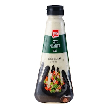 Lyons Greek Vinaigrette Salad Dressing 360Ml