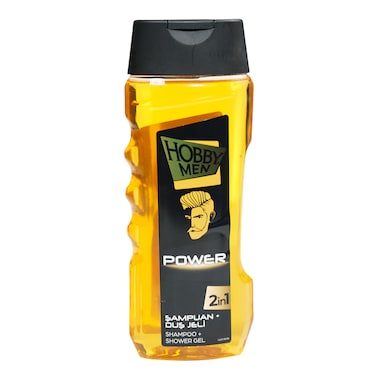 Hobby Power Men 2 In 1 Shampoo And Shower Gel 400ml