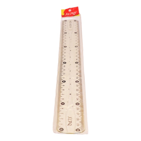Pecker 30Cm Ruler Clear
