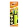 BIC Marking Highlighter Flat Pens (1.7 mm to 4.8 mm) with Super-Fluorescent Water-Based Ink - Yellow Colour, Pack of 1