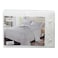 Comfy 4Pieces Bedding Set White 220*240Cm