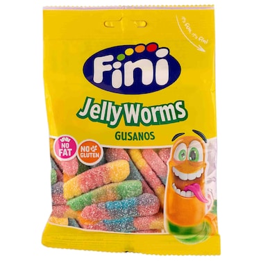 Fini Sour Worms Gummy Candy 90g