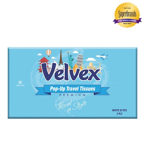 Velvex Travel Tissue Standard 50S