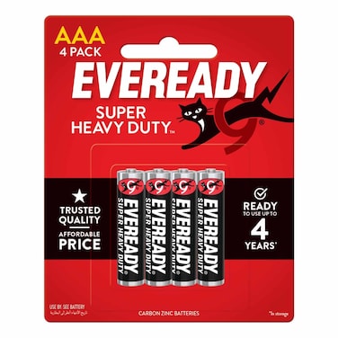 Eveready AAA Black Batteries