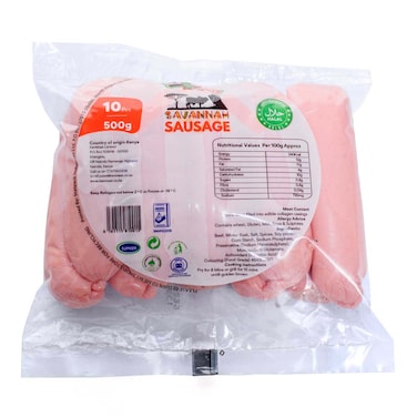 Kenmeat Savannah Sausages 500g