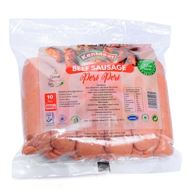 Kenmeat Peri Peri Beef Sausage 500g