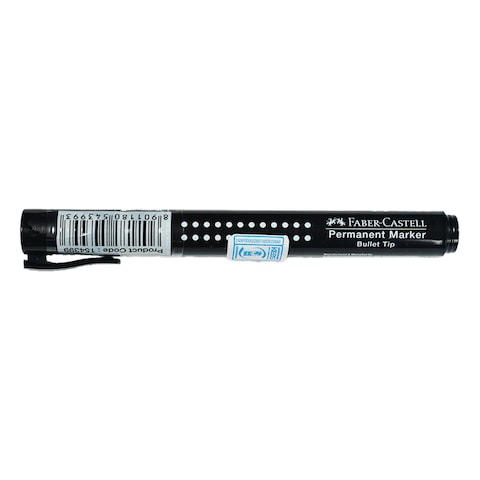 Faber Castell  Marker Permanent Black Round.