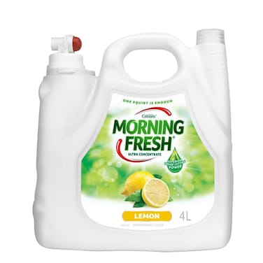 Cussons Morning Fresh Lemon Dishwashing Liquid 4L