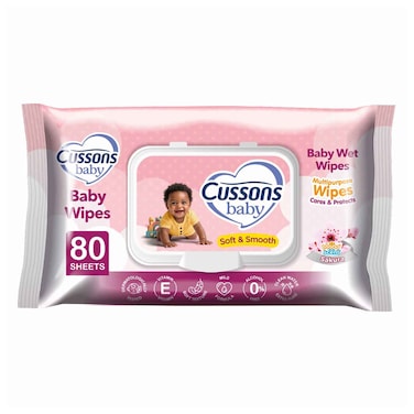 Cussons Baby S&amp;S Wipes 80's