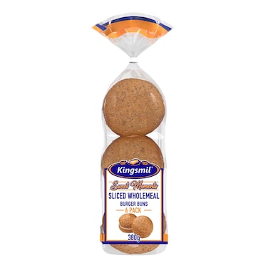 Sweet Moments Wholemeal Burger Buns 6pcs 380g
