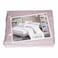 T.C Duvet Cover 4Pc Set King Lilac