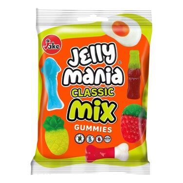 Jake Jelly Mania Classic Mix Gummy Candy 100g