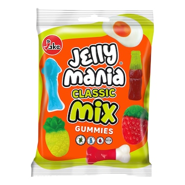 Jake Jelly Mania Classic Mix Gummy Candy 100g