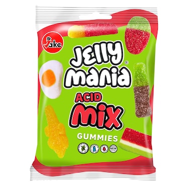 Jake Jelly Mania Acid Mix Gummies Candy 100g
