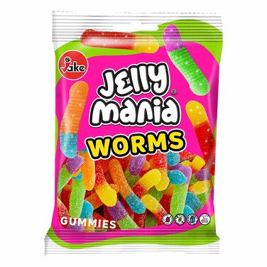Jake Sweet Jellies Worms Candy 100g