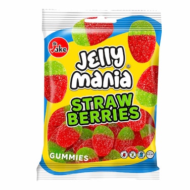 Jake Sour Wild Strawberries Candy 100g