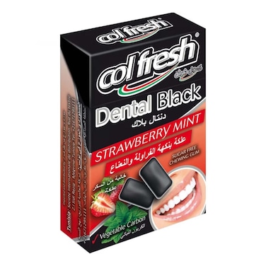 Colfresh Black Strawberry/Mint Gum 21g