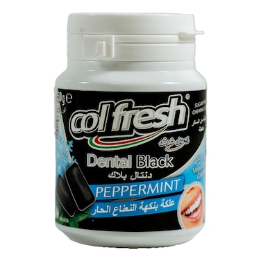 Colfresh Dental Black Peppermint Gum 50g