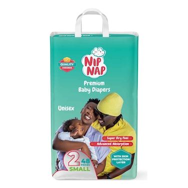 Nipnap Premium Baby Diapers High Count Mini 48pcs