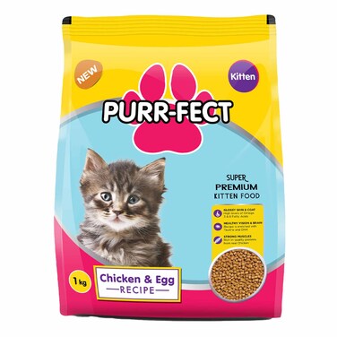 Purr-fect Kitten Chicken &amp; Egg 1kg