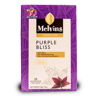 Melvins Purple Bliss Tea 25pcs
