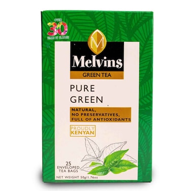 Melvins Pure Green Tea 25pcs