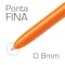 BIC 4 Colours Original Fine Retractable Ball Pens Fine Point (0.8 mm) - Blister of 1