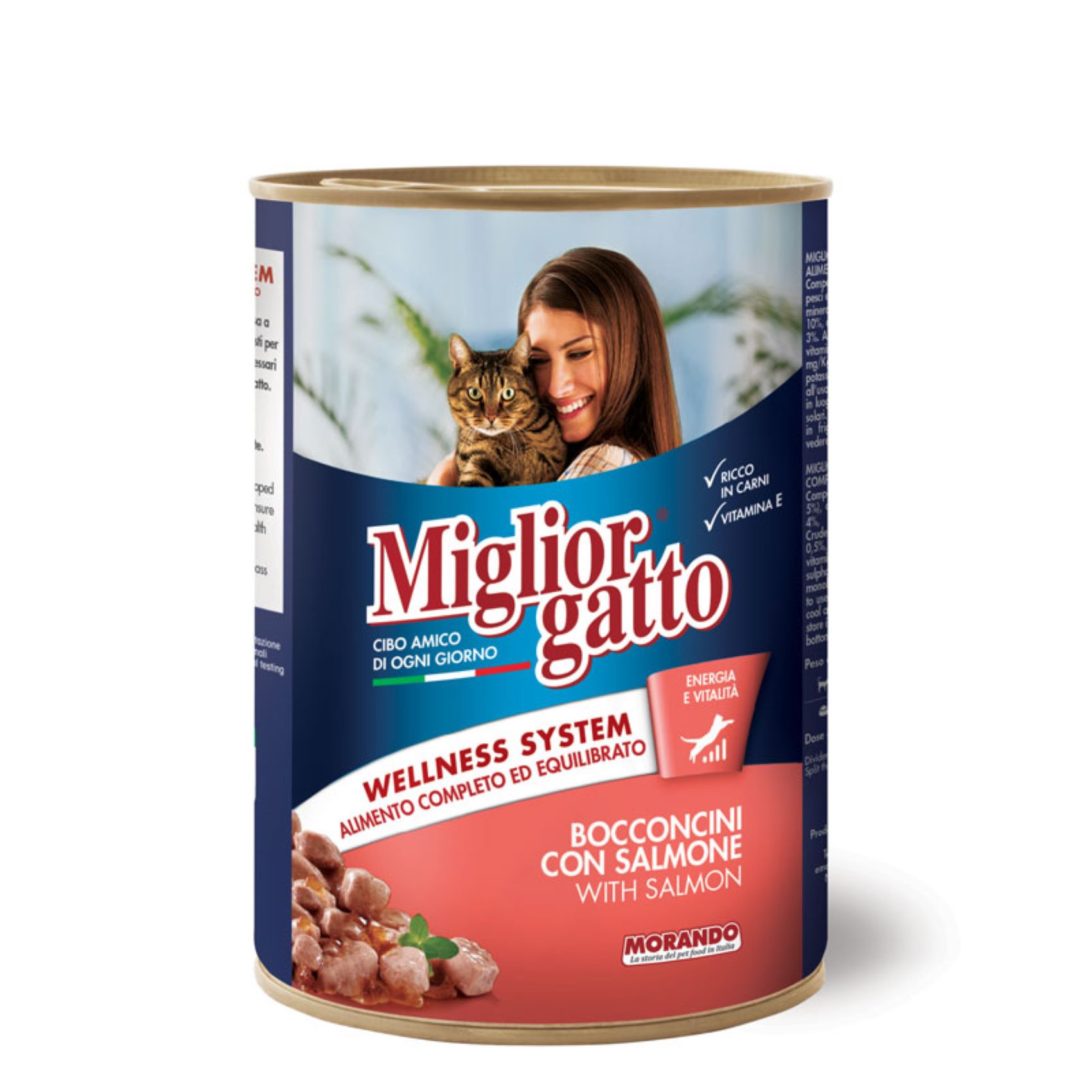 Migliorgatto Canned Cat Food With Salmon  405 Gr