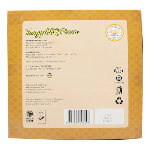 Snack Break Tangy Steak Pizza 550G