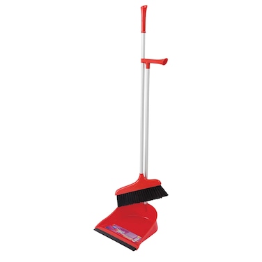 Parex Handle Broom With Dustpan Purple