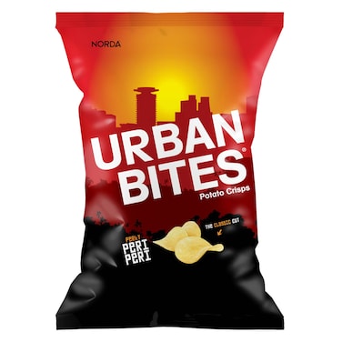 Urban Bites Periperi Potato Chips 120G