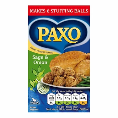Paxo Sage &amp; Onion Stuffing 85g