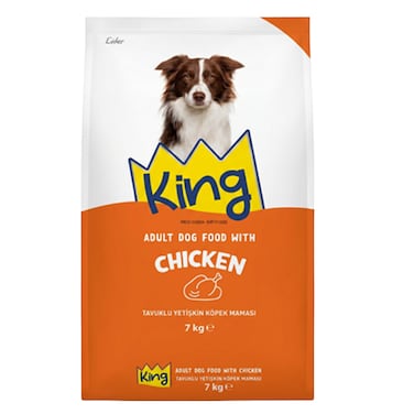 King Adult Dog Food Chicken 7kg