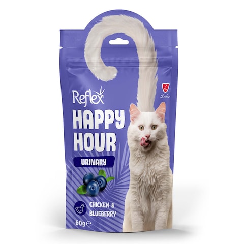 Reflex Happy Cat Treat Chicken &amp; BlueBerry 60g
