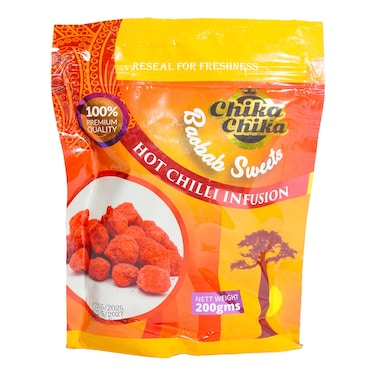 Chika Chika Baobab Chili Sweets 200G (Mabuyu)