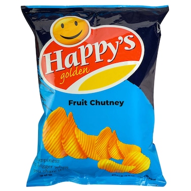 Happys Golden Fruit Chutney Crisps Chips 70G