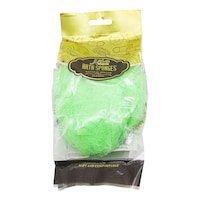 Deco Bella Green Leaves Bath Sponge 50g Purple